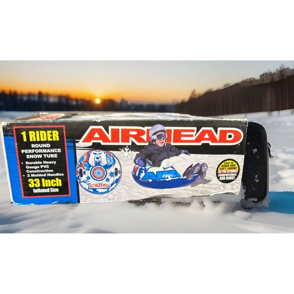 AIRHEAD 33 Inch -1 Rider Round Performance Tube for Snow-EZ Air Ride - Picture 2 of 3